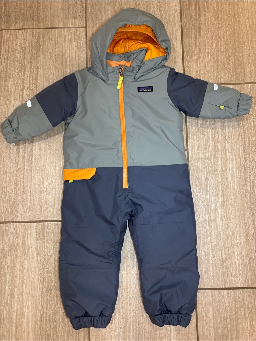 Patagonia Snow Pile One-Piece Snowsuit, Size 12-18 Months